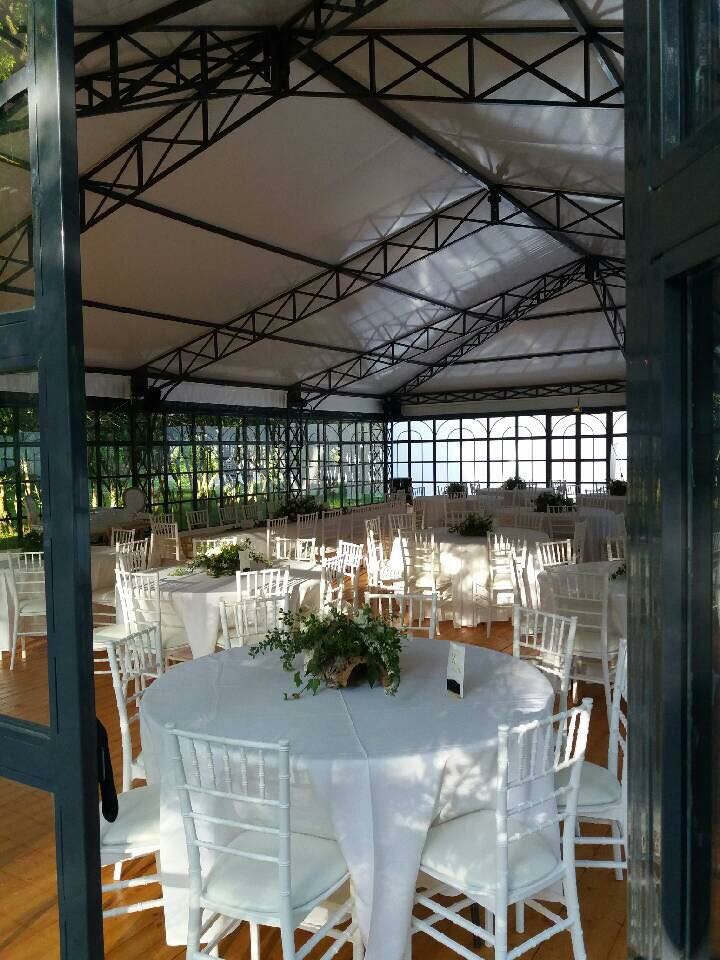 Le parquet de l'orangerie