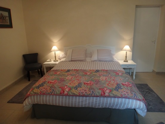 La chambre à l'étage de la suite familiale